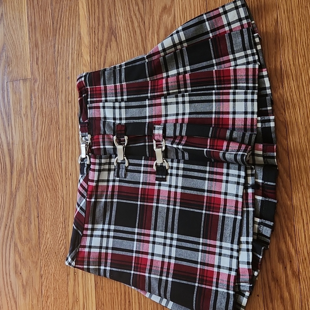 90s 00s Plaid Skirt